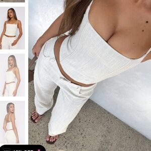 WHITE FOX BOUTIQUE - Head Rush Bustier Cream